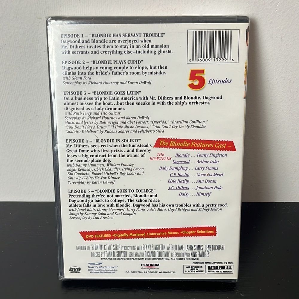 BLONDIE - VOL 2 - 5 CLASSIC EPISODES - Picture 2 of 4